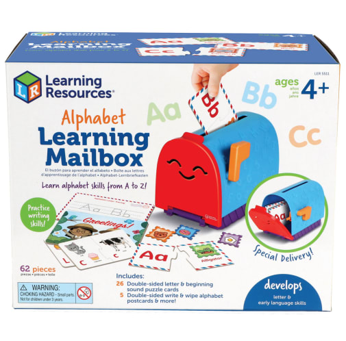 Alphabet Learning Mailbox