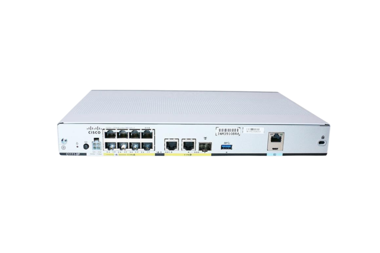 Cisco C1111-8P 8-Port Gigabit Ethernet Integrated Services Router with PoE, Factory Sealed