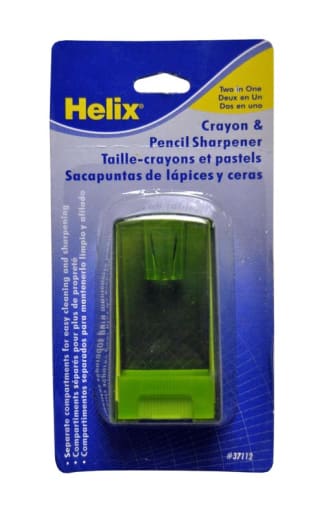 Pencil and Crayon Canister Sharpener (2 in 1)