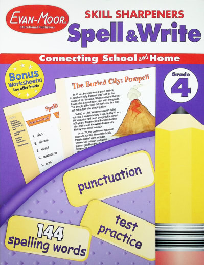 Skill Sharpeners: Spell & Write - Grade 4
