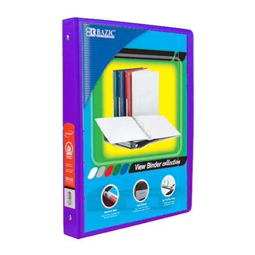 Binder - 3-Ring View 1/2" Purple