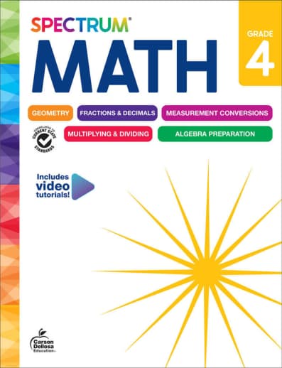 Spectrum Math 2024 Grade 4