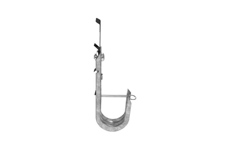 1 5/16in Bat Wing J Hook with Retaining Clip, 50-Pack