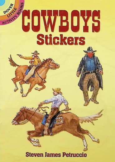Cowboys realistic stickers
