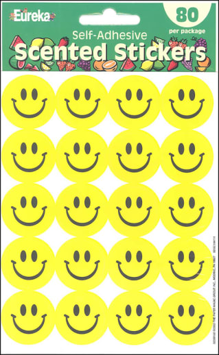 Lemon Scented Smile Stickers