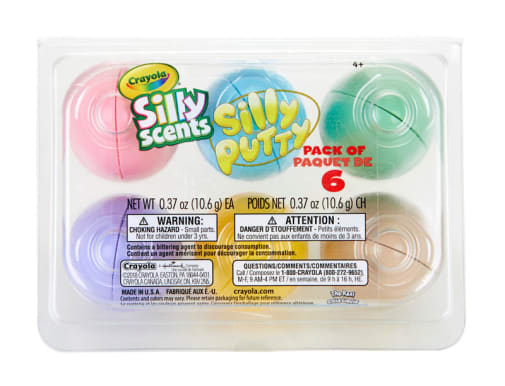 Crayola Silly Scents Silly Putty - 6 count