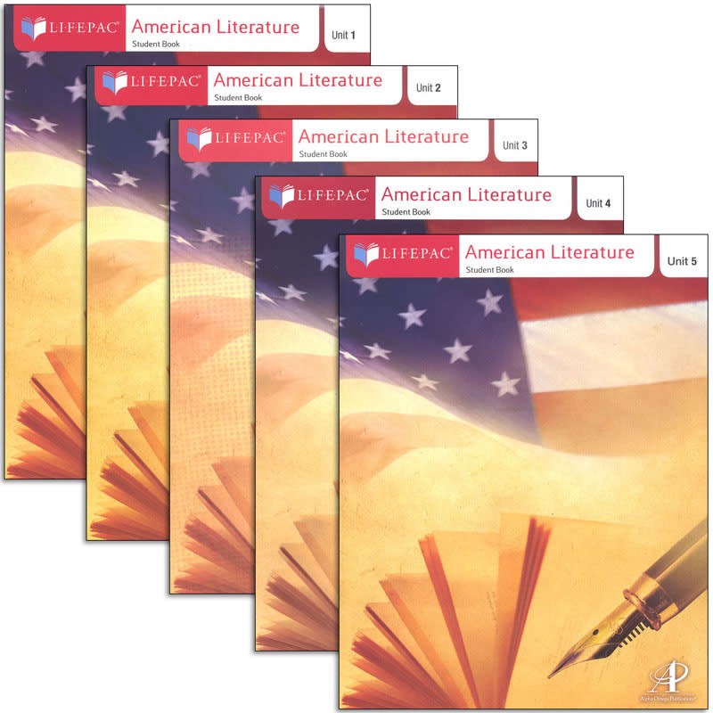 American Literature Lifepac Set