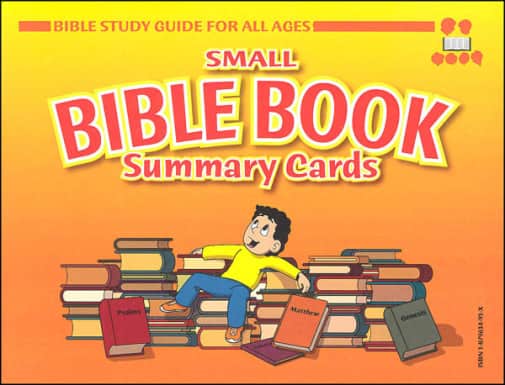 Small Bible Book Summary Cards (4" x 6")