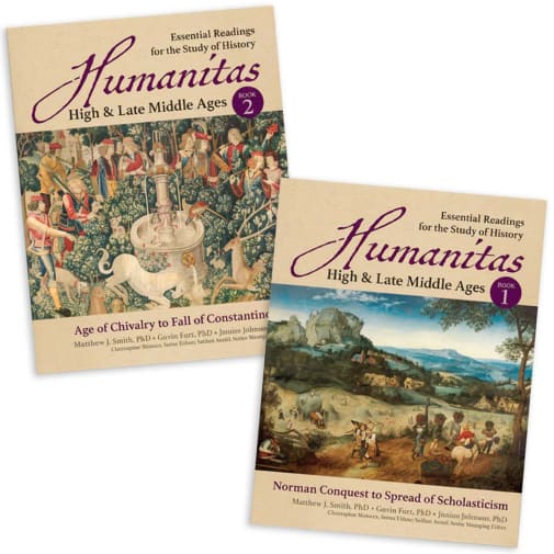 Humanitas High & Late Middle Ages (set of 2 books)