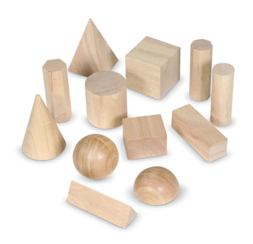 Geometric Solids - Set of 12