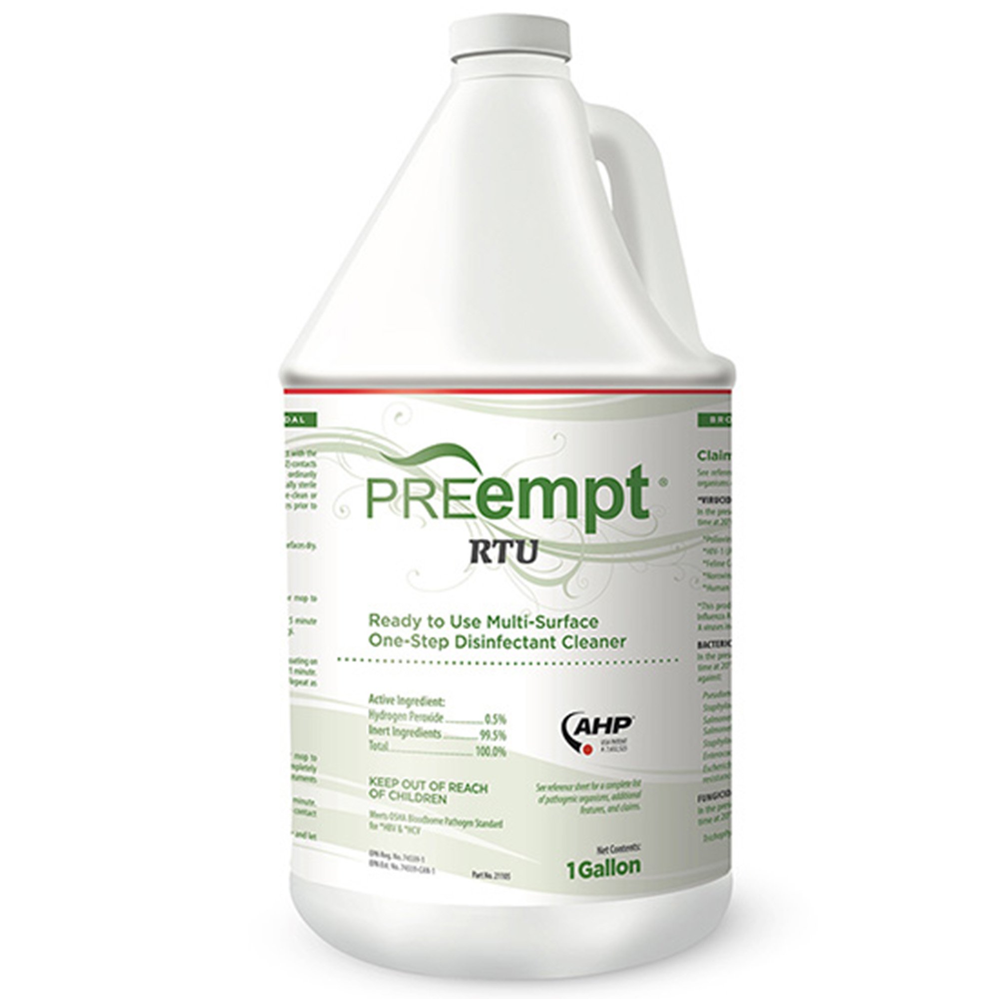 PREempt RTU Surface Disinfectant Cleaner, 1 gal. jug MK 1028012