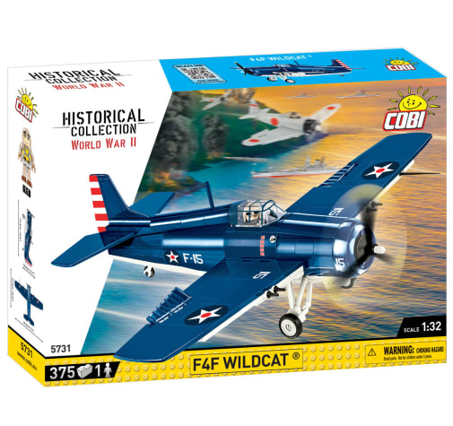 COBI F4F Wildcat Fighter - 375 pieces (World War II Historical Collection)