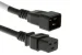 AC Power Cord, C20 to C19, 12 AWG, 1ft Black