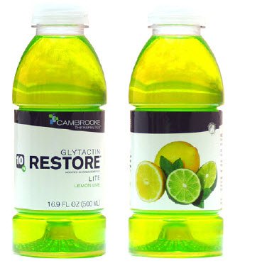 Glytactin Restore Lite Lemon-Lime Beverage for Phenylketonuria (PKU), 16.9-oz. MK 1100382