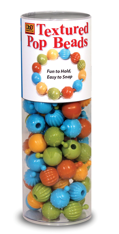 Textured Pop Beads (100 Count Tube)