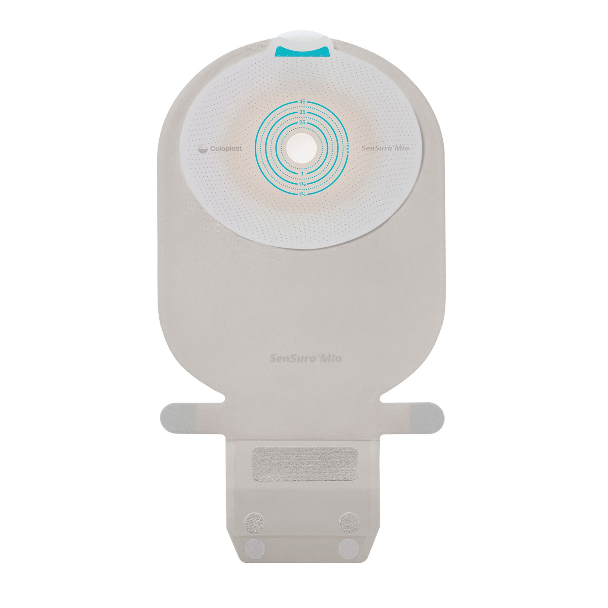 SenSura Mio Flat 1-Piece Transparent Ostomy Pouch, 50 mm Stoma MK 884573