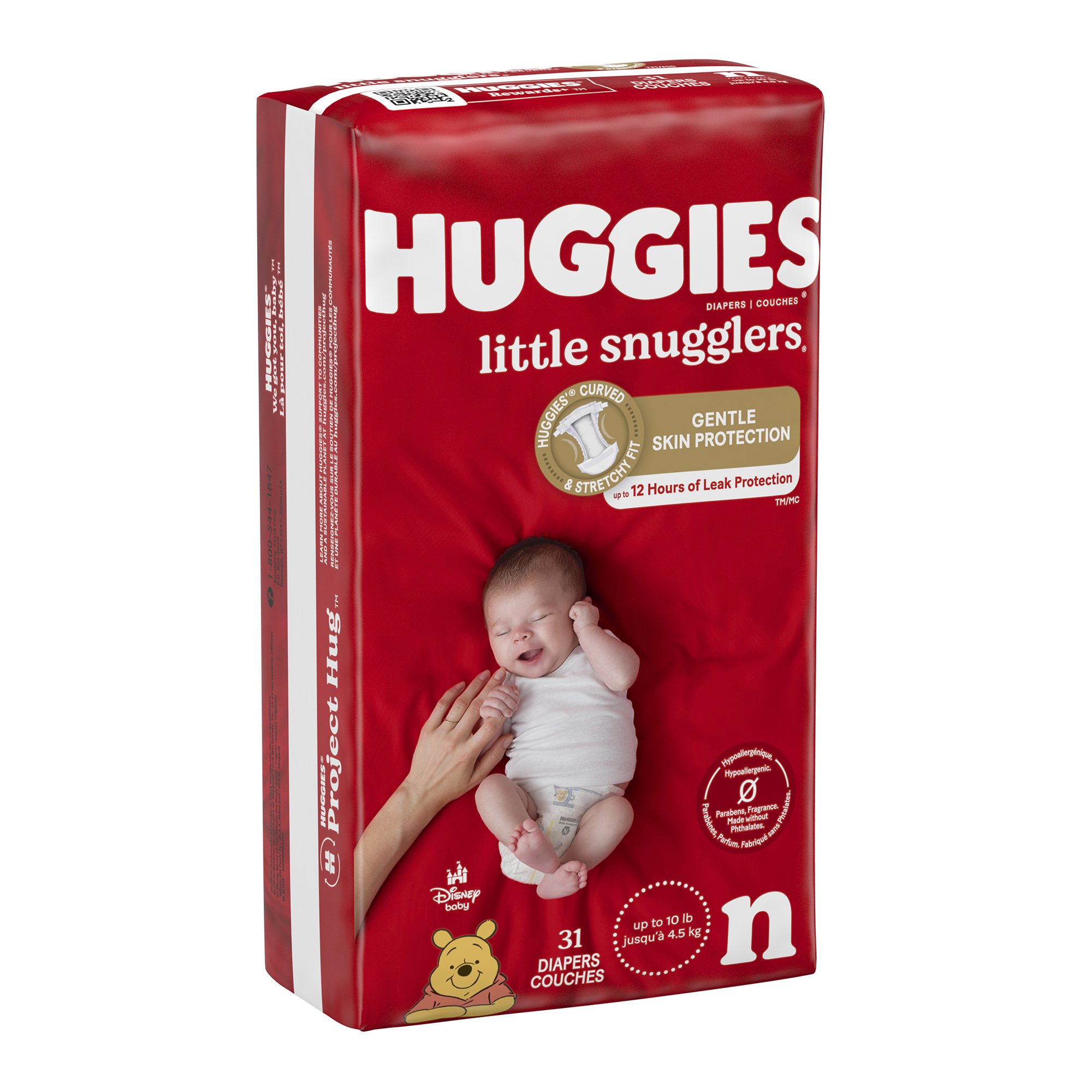 Huggies Little Snugglers Diaper, Newborn MK 1128671