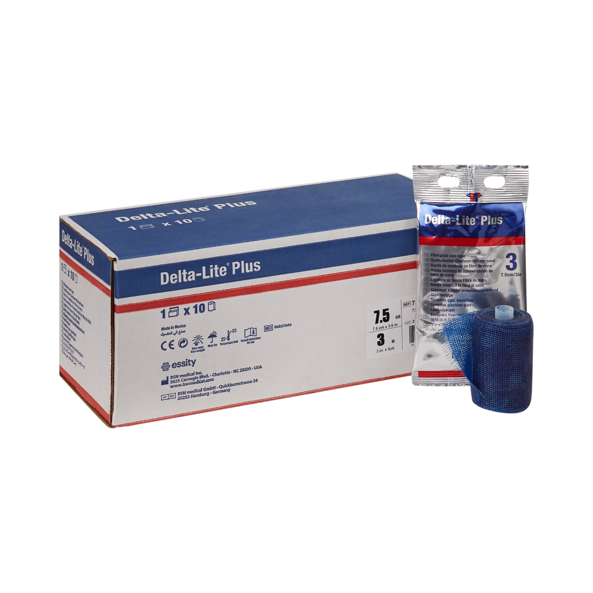 Delta-Lite Plus Dark Blue Cast Tape, 3 Inch x 4 Yard MK 653365