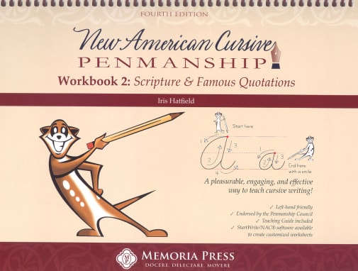 New American Cursive 2 Workbook (Scripture) 4ED