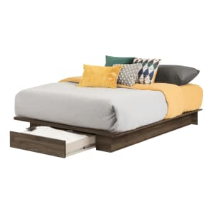 Platform Bed with Drawer