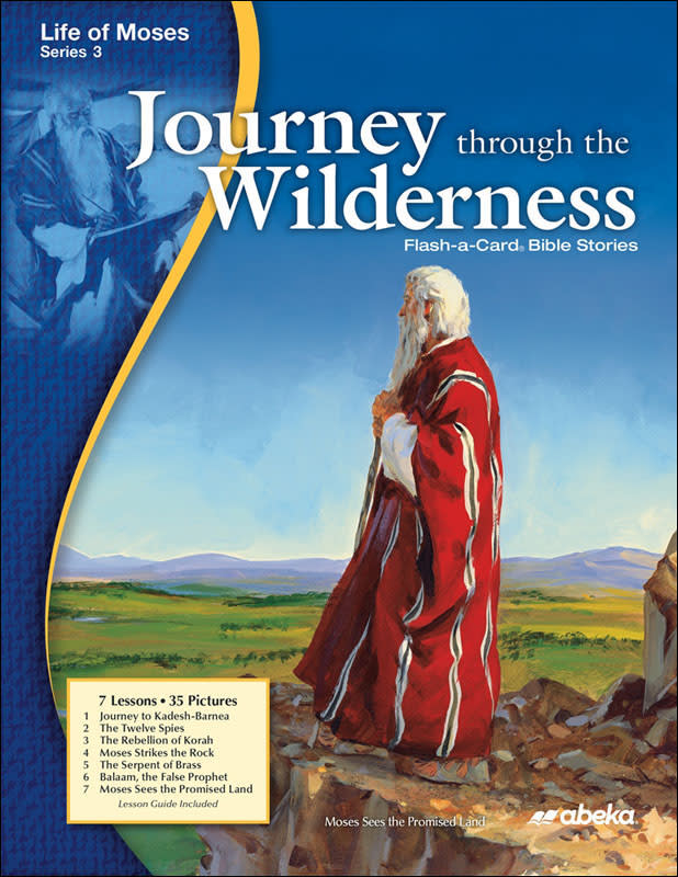 Abeka Journey through the Wilderness Flash-a-Card Bible Stories