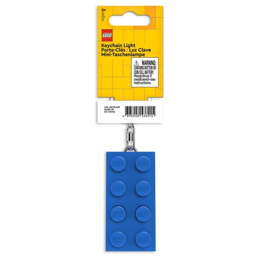 LEGO Keychain Light - Blue 2x4 Brick