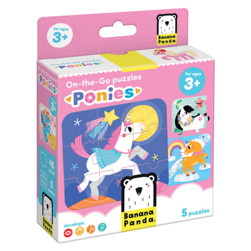 On-the-Go Puzzles: Ponies (45 pieces)