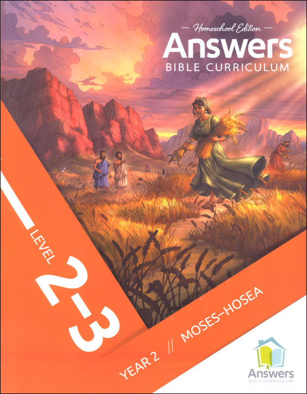 Answers bible curriculum homeschool 2 3 student book year 2