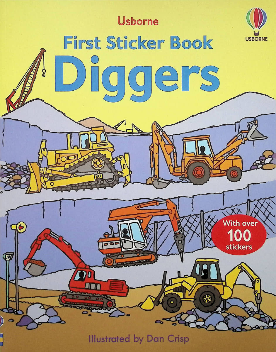 First Sticker Book - Diggers