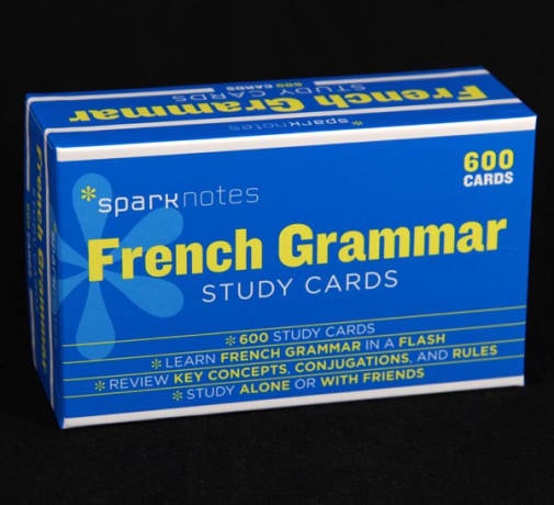French Grammar SparkNotes Study Cards