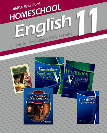 Abeka English 11 Homeschool Parent Guide and Student Daily Lessons