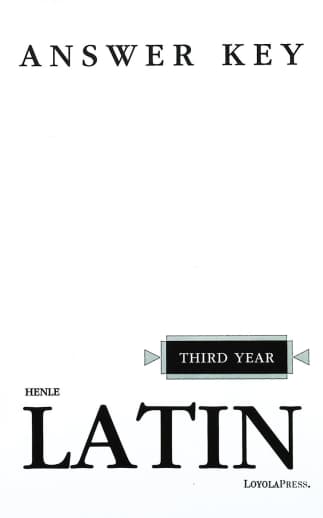 Henle Third Year Latin Key