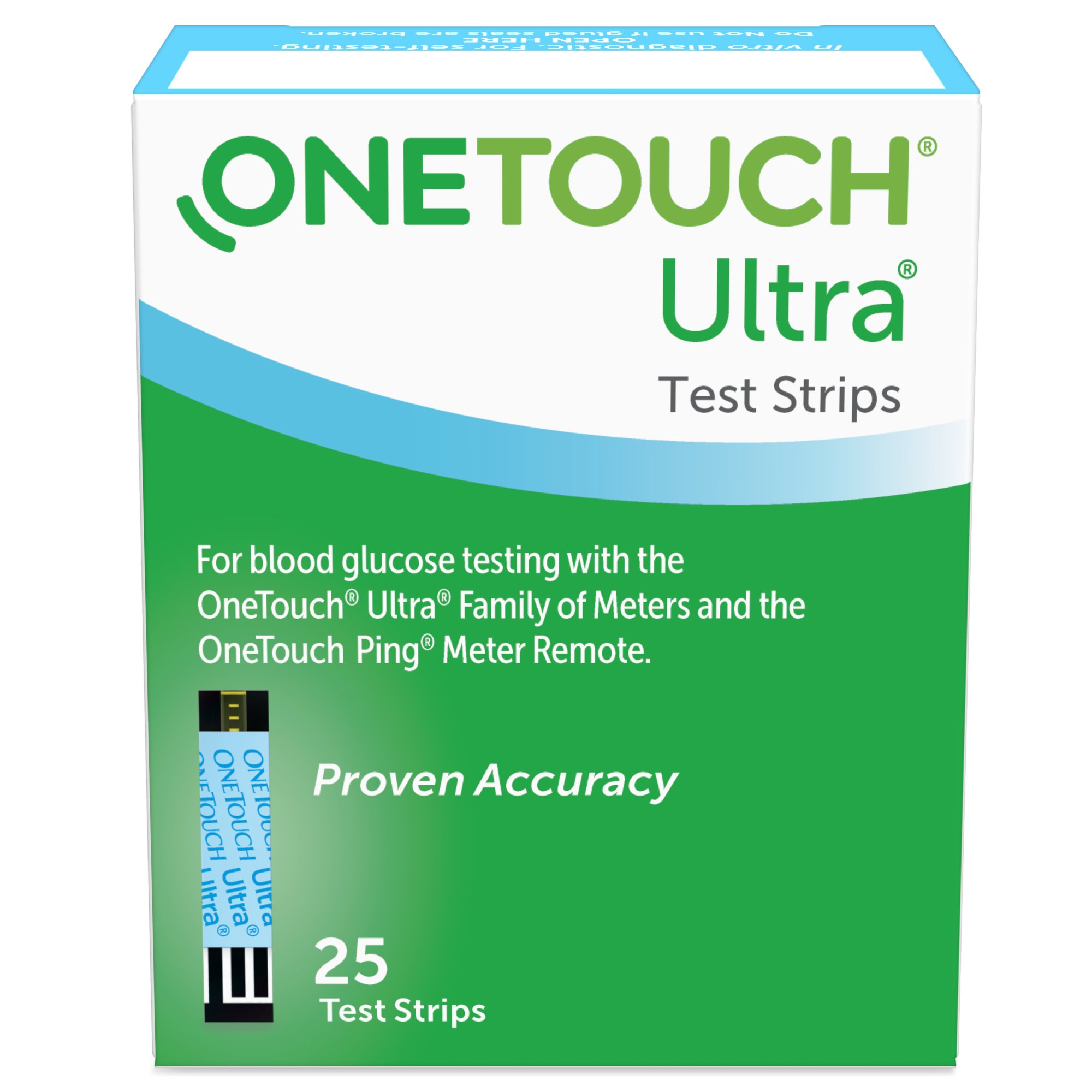 OneTouch Ultra 2 Blood Glucose Test Strips for OneTouch Ultra Blood Glucose Meter MK 526621