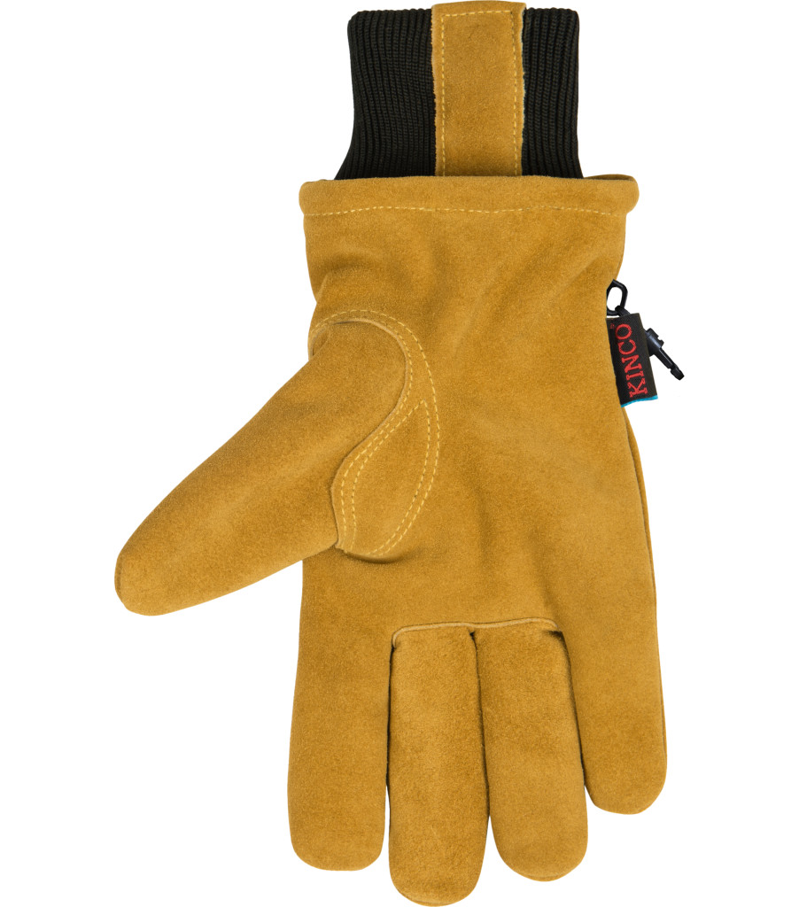 HydroFlector&trade; Lined Water-Resistant Premium Suede Cowhide Driver with Omni-Cuff&trade;, Golden, large image number 1