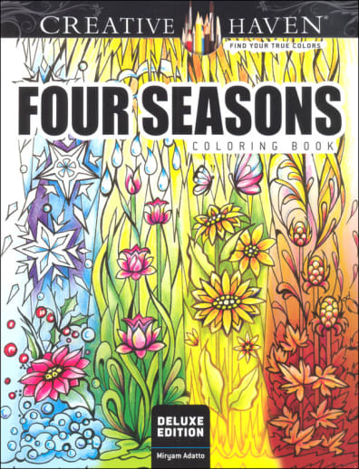 Four Seasons Coloring Book Deluxe Edition (Creative Haven)