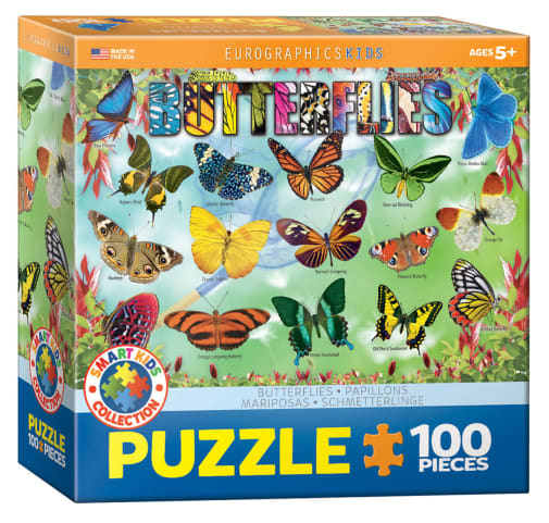 Eurographics Kids Garden Butterflies Puzzle - 100 pieces