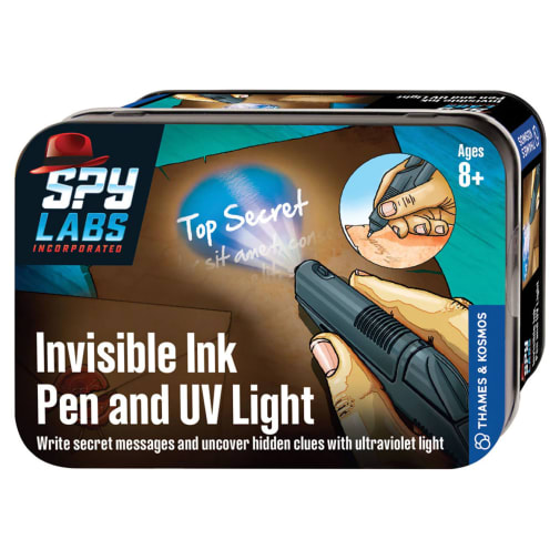 Spy Labs Invisible Ink Pen and UV Light | Thames & Kosmos