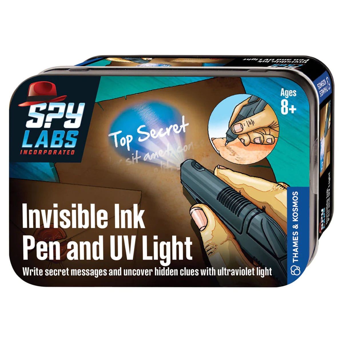 Spy Labs Invisible Ink Pen and UV Light | Thames & Kosmos