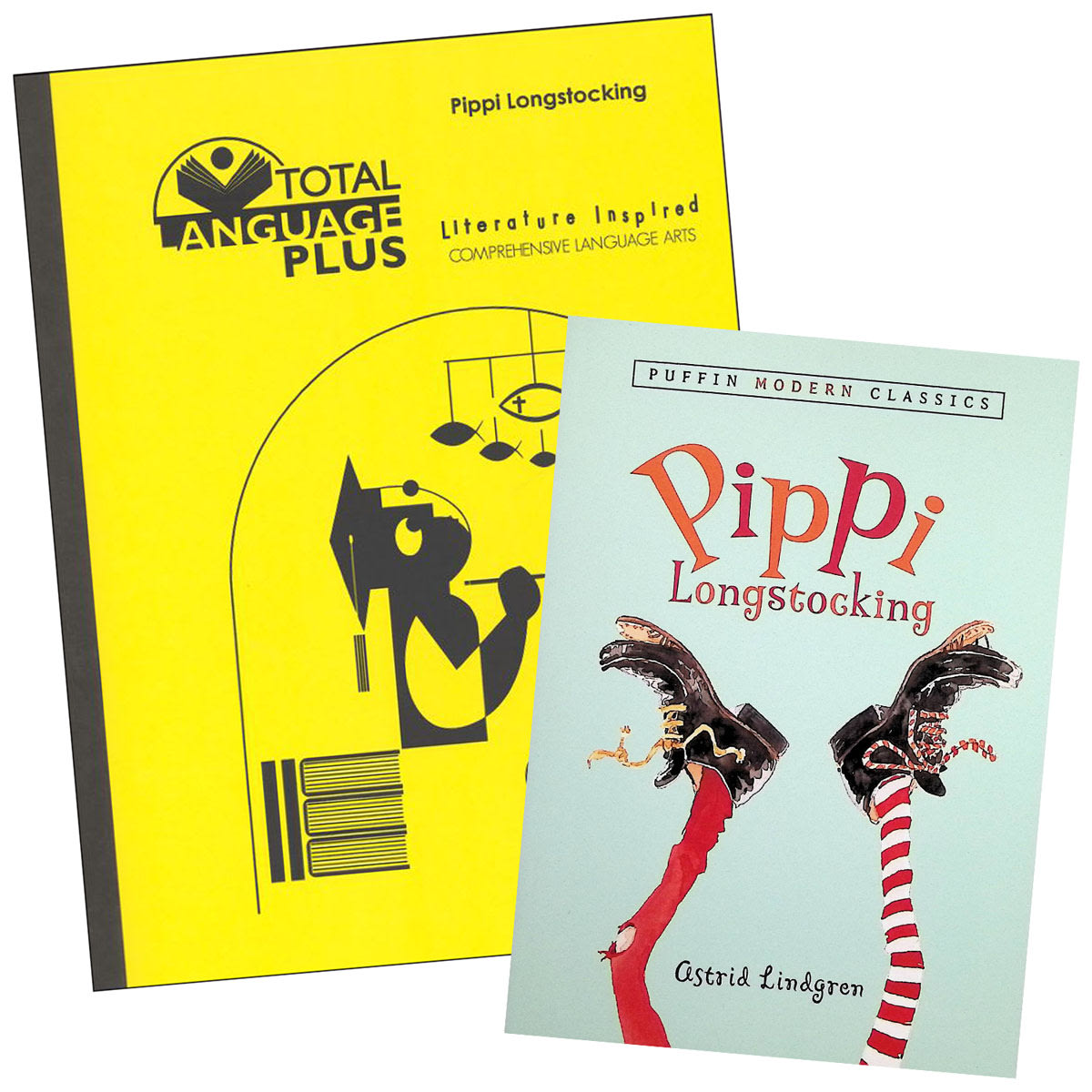 Pippi Longstocking: Total Language Plus Study Guide and Book