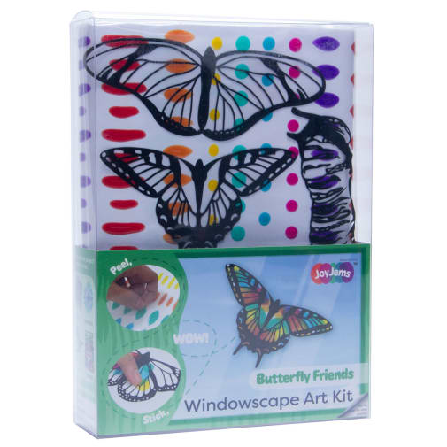 JoyJems Butterflies & Caterpillar Suncatcher Kit