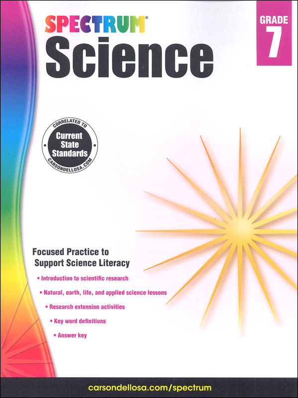 Spectrum science 2015 grade 7