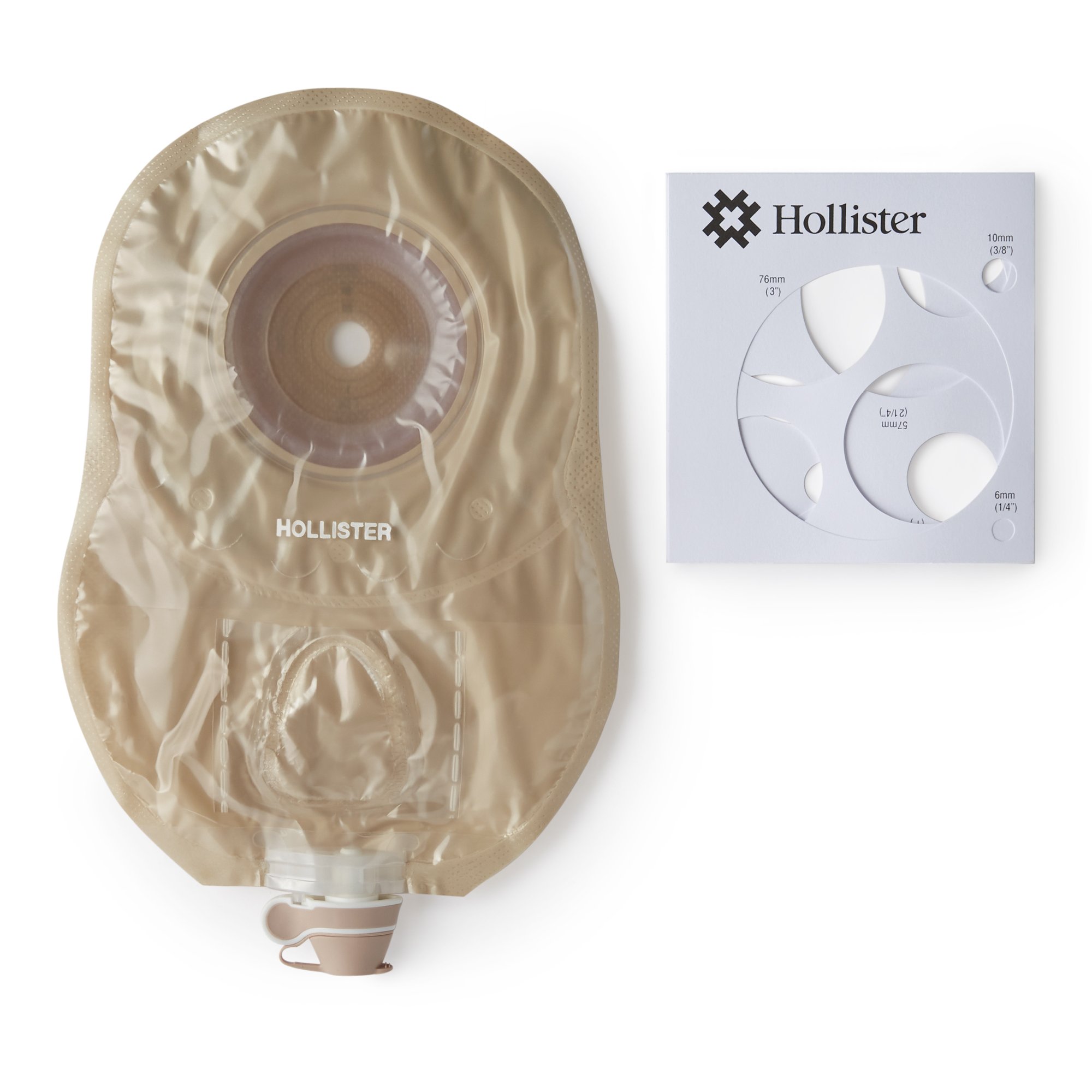 CeraPlus Soft Convex 1-Piece Ultra Clear Urostomy Pouch, Cut to fit up to 38 mm MK 1109575