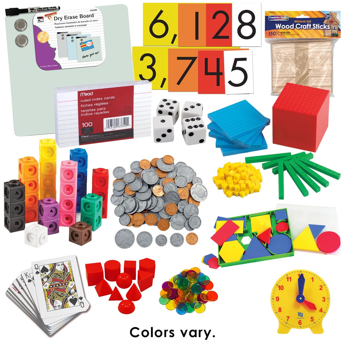 Primary Math 2022 Grade 1 Manipulative Package