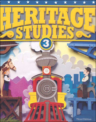BJU Press Heritage Studies 3 Student Text 3rd Edition (copyright update)