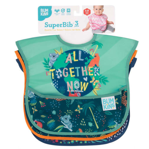SuperBib 3-pack (All Together Now/Jungle/Animal Prints)