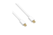 Mini-DP Male to Male Cable, White, 10Ft