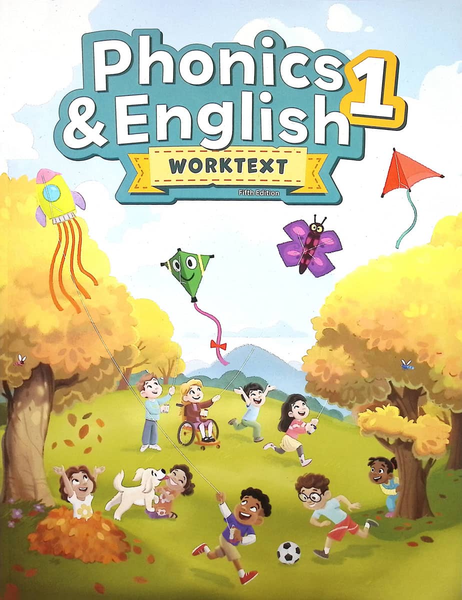 BJU Press Phonics and English 1 Student Worktext 5th Edition