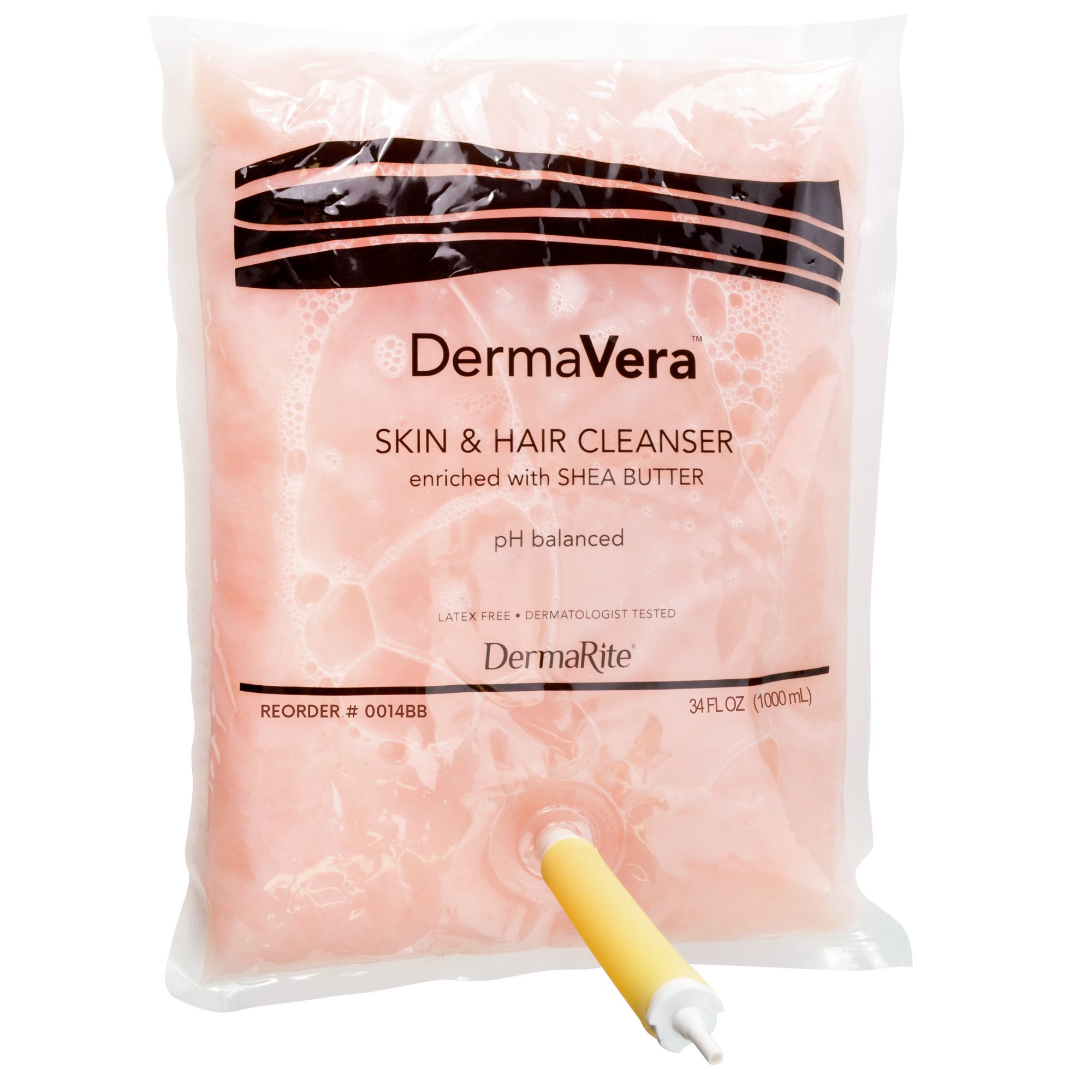 DermaVera Shampoo and Body Wash 1000 mL Dispenser Refill Bag MK 576311