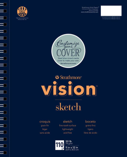 Strathmore Vision Sketch Pad 11" x 14" (110 sheets)