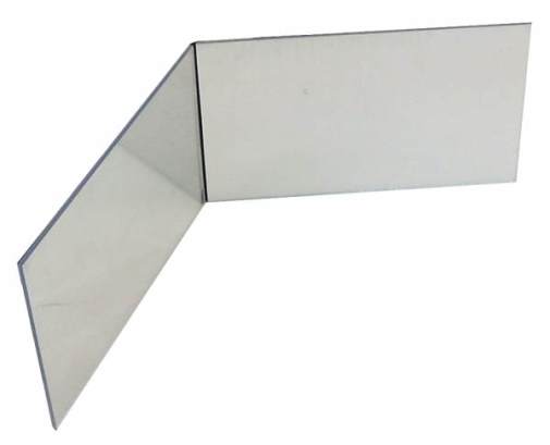 Plastic Mirror Hinged Double 3 x 5